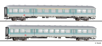 Tillig 01126 - TT - 2-tlg. Set Personenwagen 1./2. Kl., DB AG, Ep. V